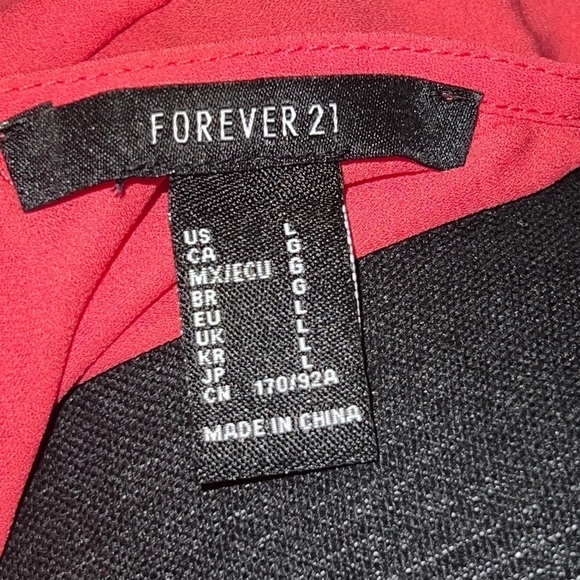 Forever 21 Pink and Black Tank Top - Picture 3 of 5